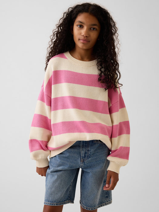 Kids 100% Cotton Oversized Sweater