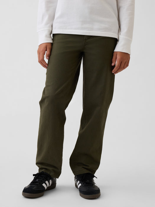 Kids Uniform Stretch Loose Khakis