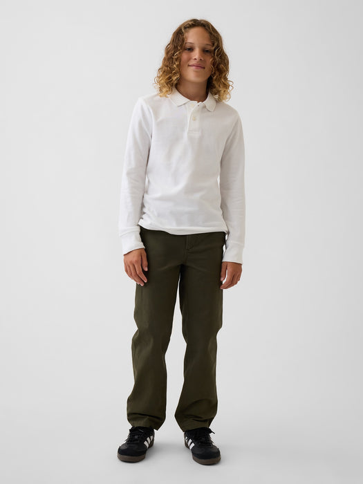 Kids Uniform Stretch Loose Khakis