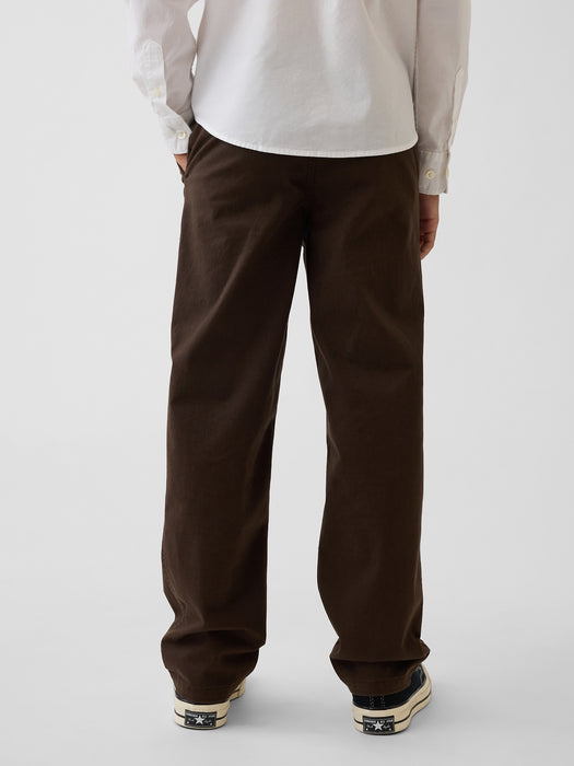 Kids Uniform Stretch Loose Khakis