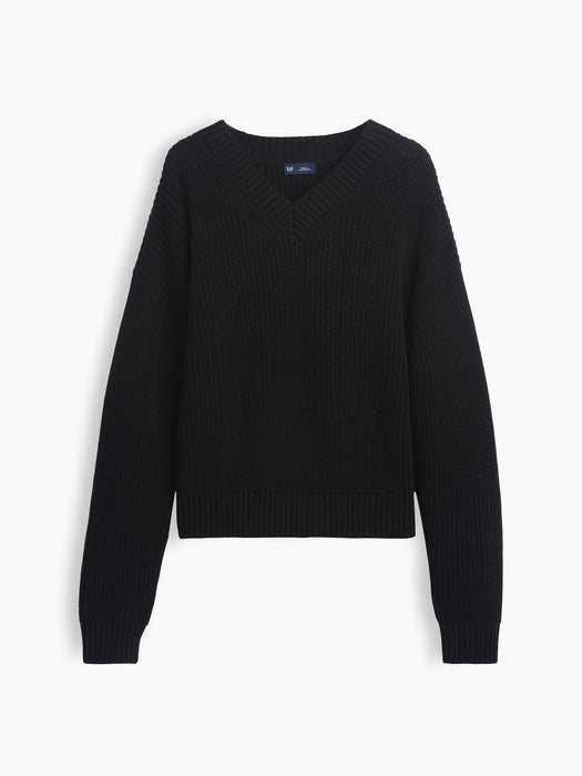 100% Cotton Oversized Shaker Sweater