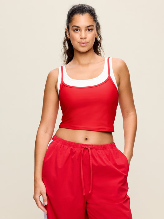 PowerSoft Layered Longline Bra