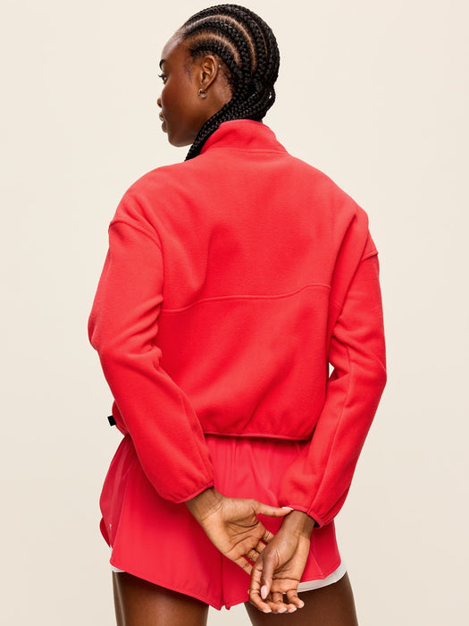 Oversized Half-Zip Performance Fleece Pullover