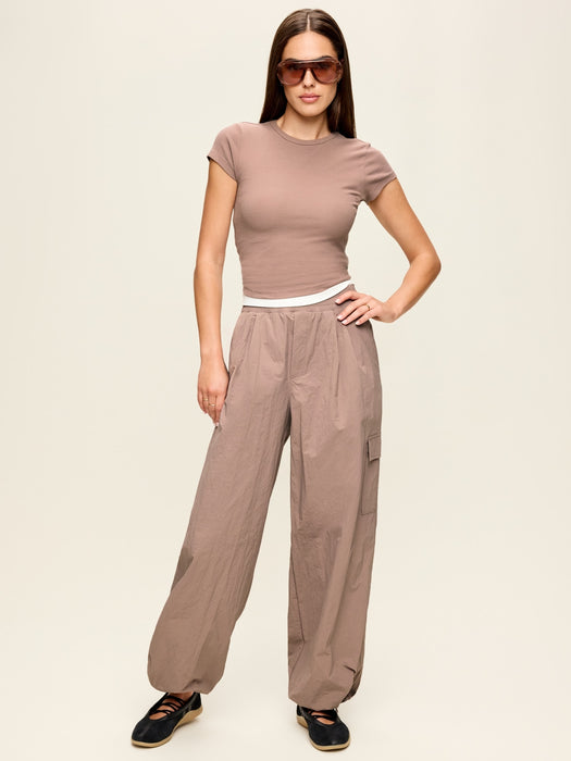 Mid-Rise Adjustable Active Woven Utility Pants