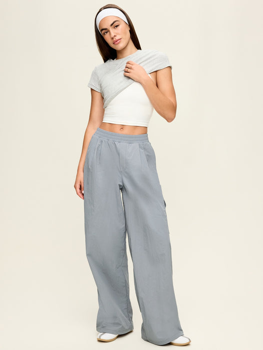 Mid-Rise Adjustable Active Woven Utility Pants