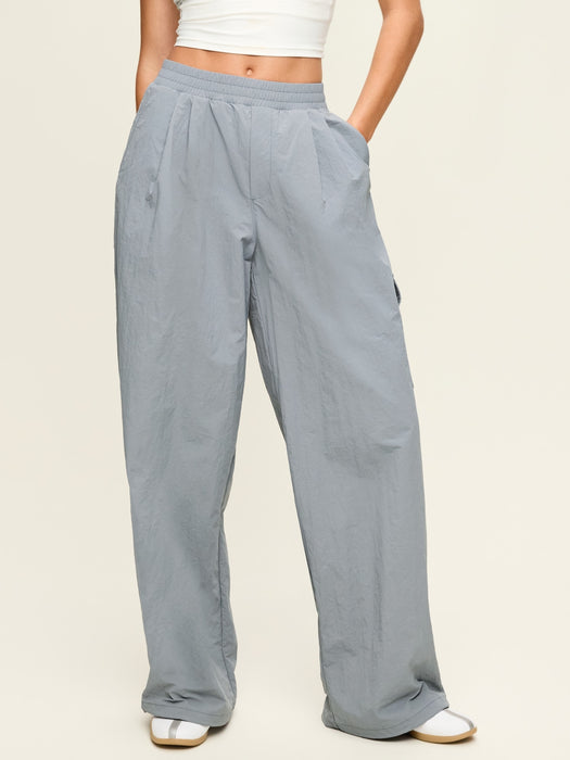 Mid-Rise Adjustable Active Woven Utility Pants