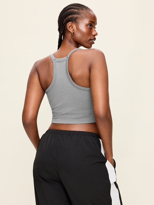 Seamless Square-Neck Longline Bra