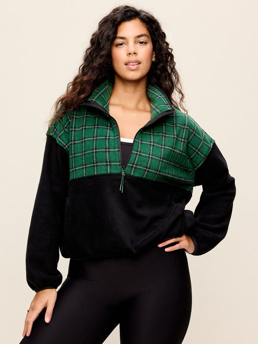 Oversized Half-Zip Performance Fleece Pullover