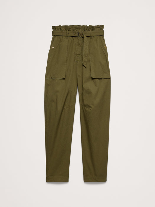 Ripstop Cotton Paperbag Pant