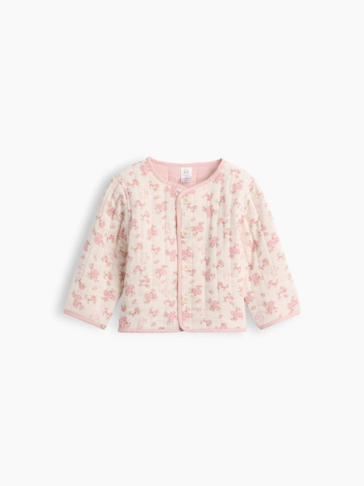 Baby Quilted Gauze Reversible Jacket