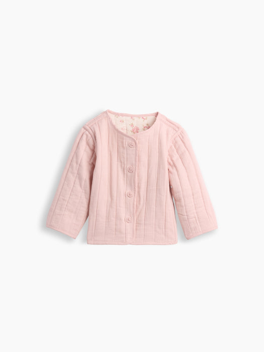 Baby Quilted Gauze Reversible Jacket