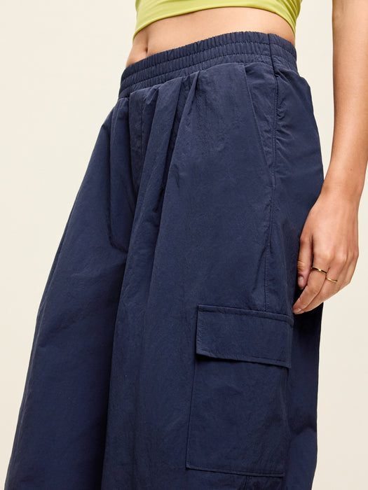 Mid-Rise Adjustable Active Woven Utility Pants