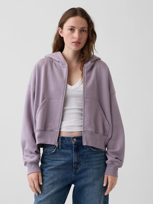VintageSoft Wedge Zip Hoodie