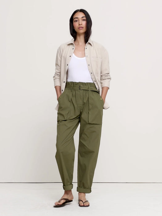 Ripstop Cotton Paperbag Pant