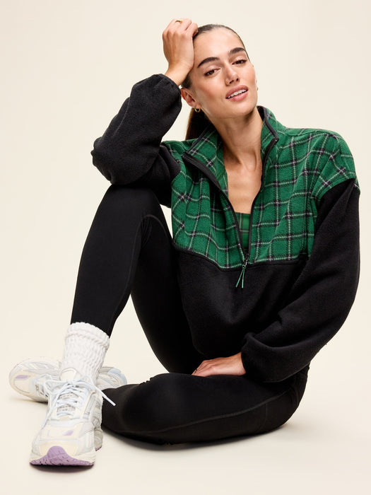 Oversized Half-Zip Performance Fleece Pullover