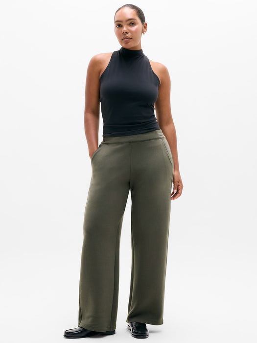 Form Knit Mid Rise Straight Pant