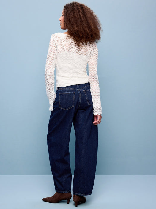 The Arc Mid-Rise Barrel Jeans