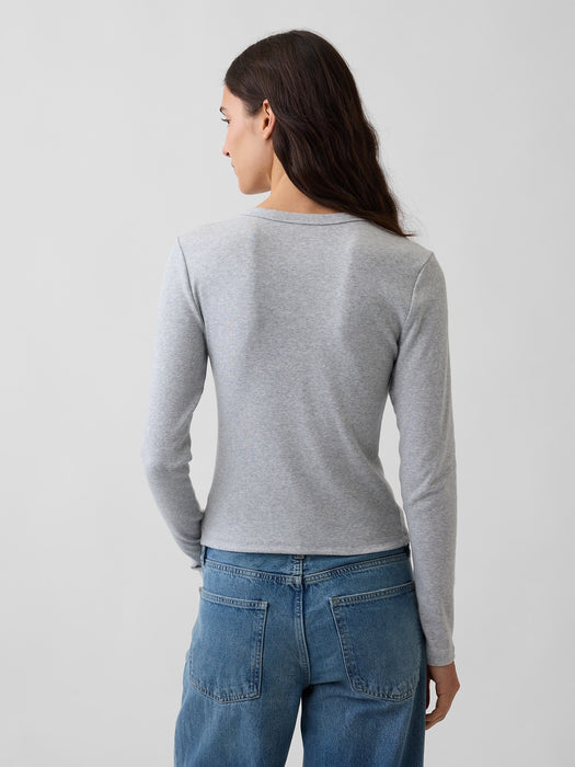 Modern Crewneck Cardigan