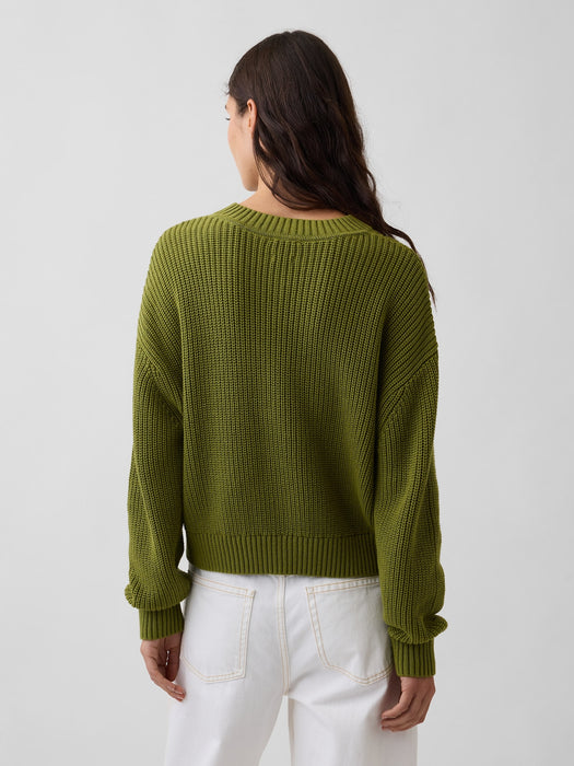 100% Cotton Oversized Shaker Sweater