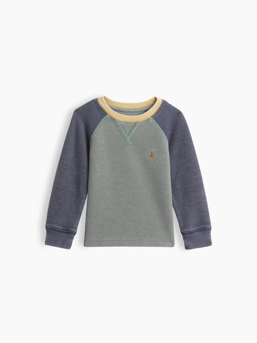 Baby & Toddler Textured Crewneck T-Shirt
