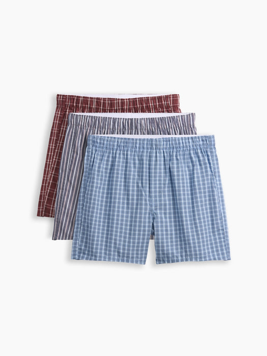 4.5" Poplin Boxers (3-Pack)