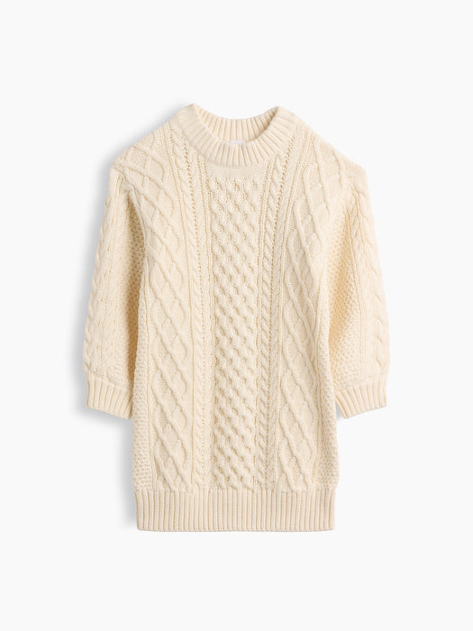 Baby & Toddler Cable-Knit Sweater Dress