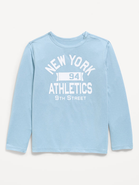 CloudMotion Long-Sleeve Performance T-Shirt for Boys