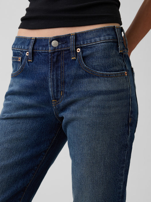 Mid Rise Relaxed Flare Jeans