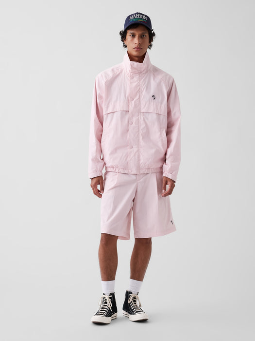 Gap × Malbon Textured Poplin Anorak Jacket
