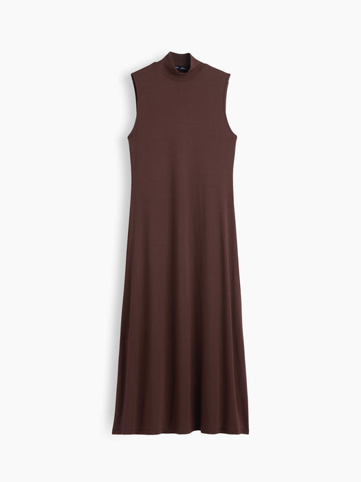 Mockneck Maxi Dress