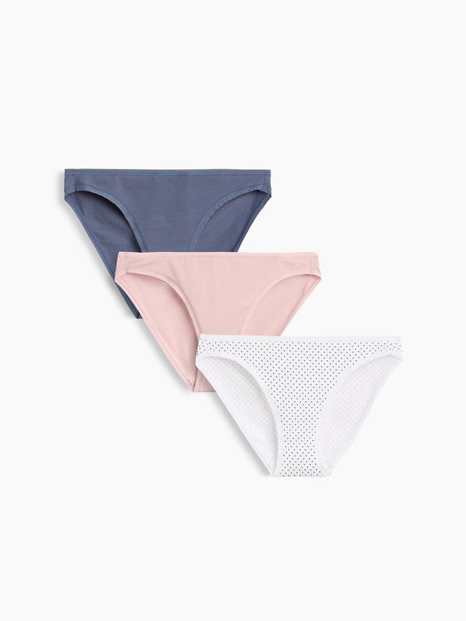 SoftMade Organic Stretch Cotton Bikini (3-Pack)
