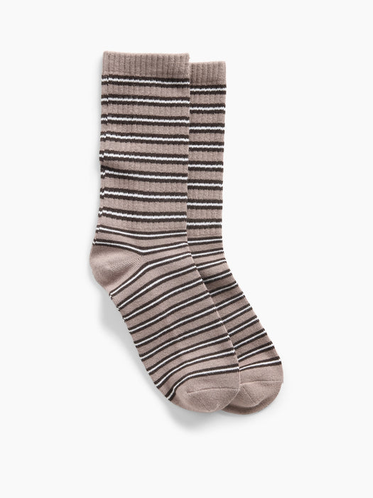 Rib Stripe Socks