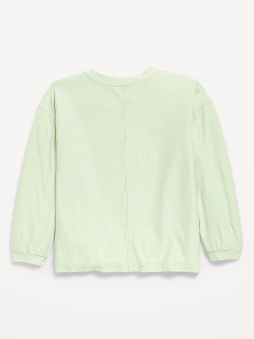 CloudMotion Long-Sleeve Tunic T-Shirt for Girls