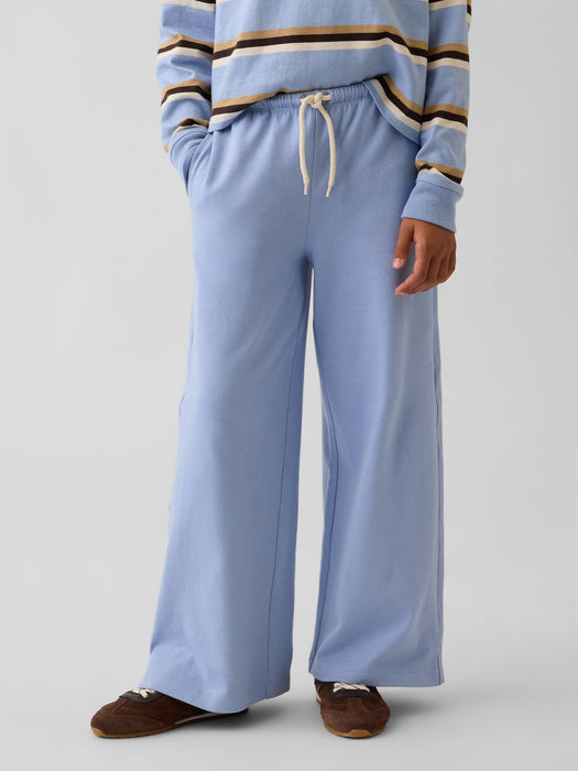 Kids Heavyweight Wide-Leg Pants