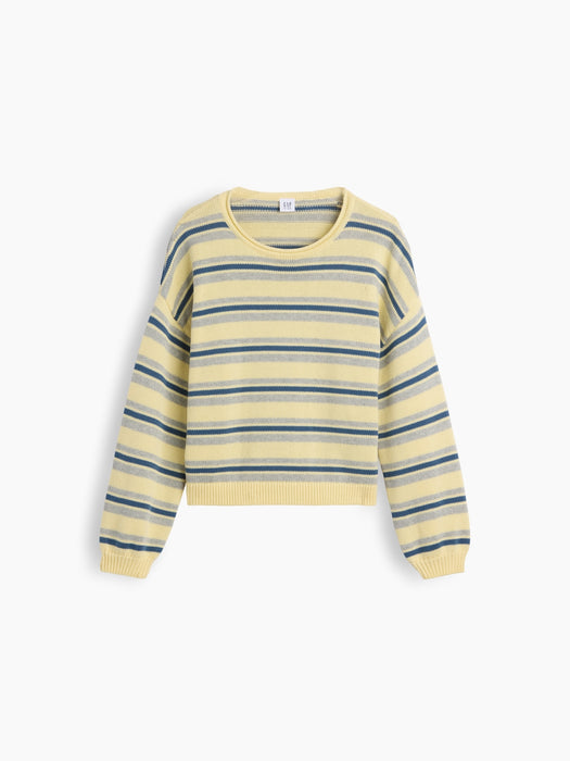 Kids 100% Cotton Oversized Rollneck Sweater