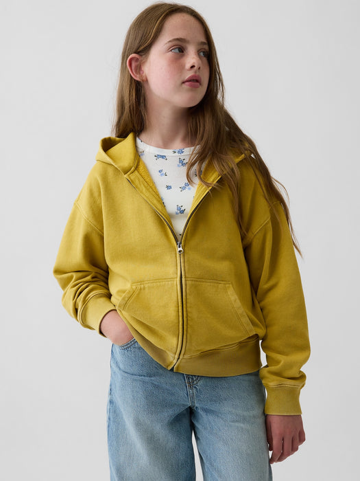 Kids VintageSoft Relaxed Zip Hoodie