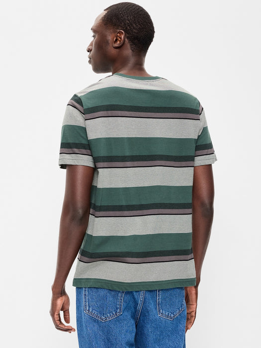 Crew-Neck Striped T-Shirt