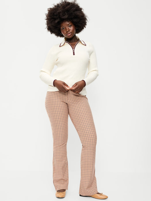 High-Waisted Pixie Flare Pants