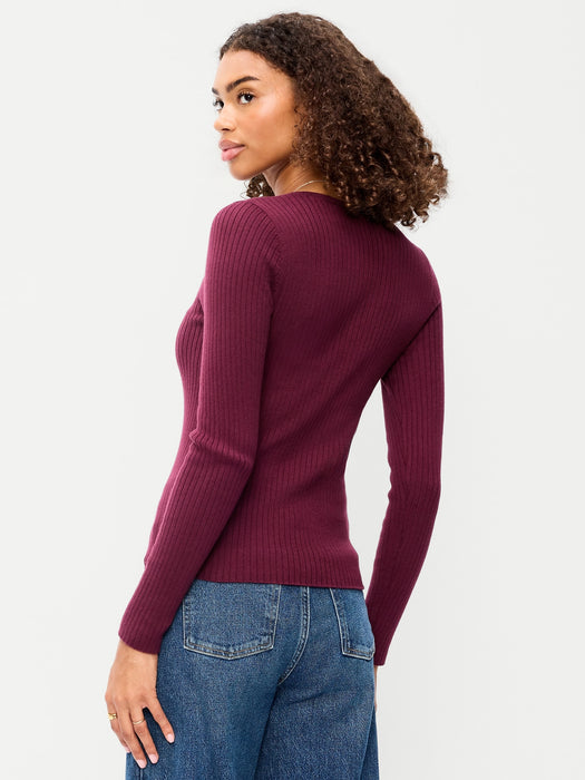 SoSoft Lite Crew-Neck Long-Sleeve Ribbed Sweater