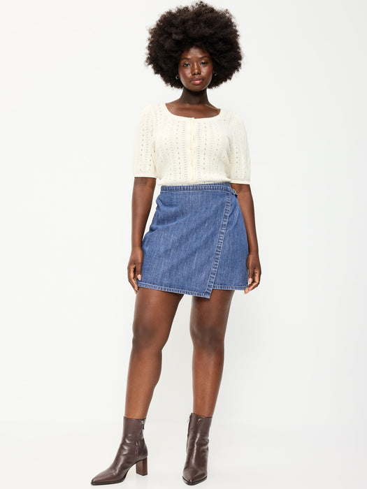 Mini Wrap Skirt