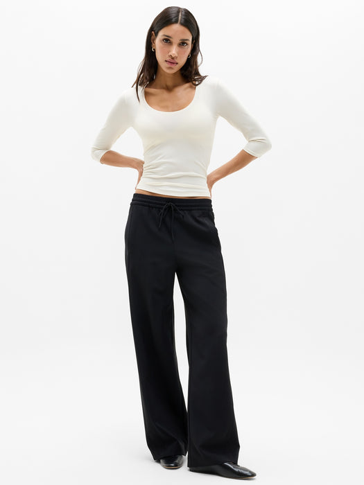 Bodymove Scoop Midi Sleeve Tee