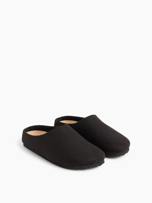 Kids Vegan Suede Clogs