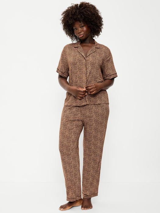 Sunday Sleep Knit Jersey Pant Set