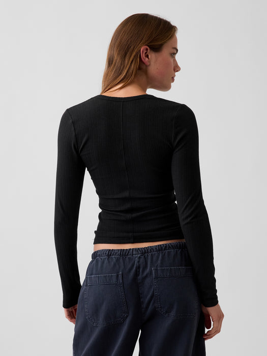 Variegated Rib Top