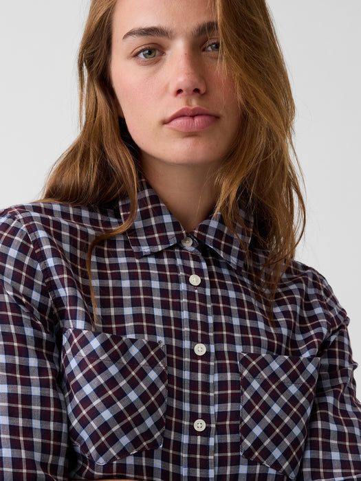 Plaid Western Shirt
