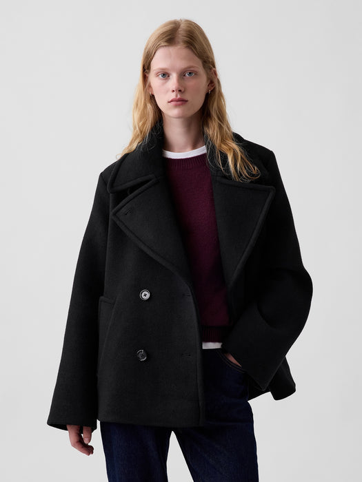 Wool-Blend Peacoat