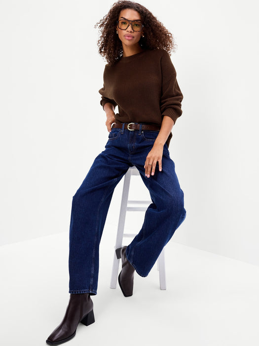 Seaside Cotton Shaker Oversized Tunic Sweater
