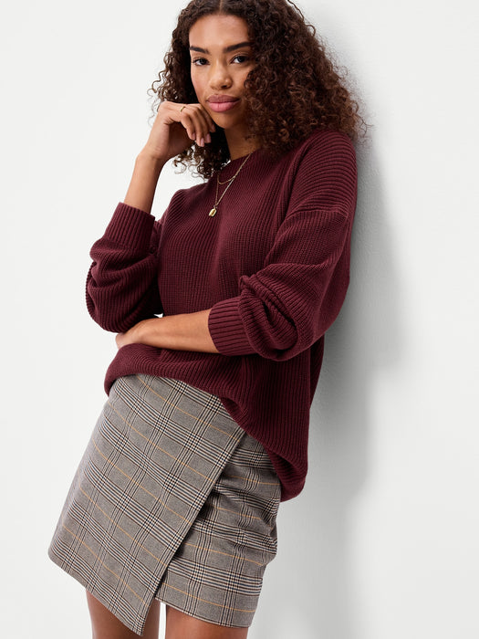 Seaside Cotton Shaker Oversized Tunic Sweater