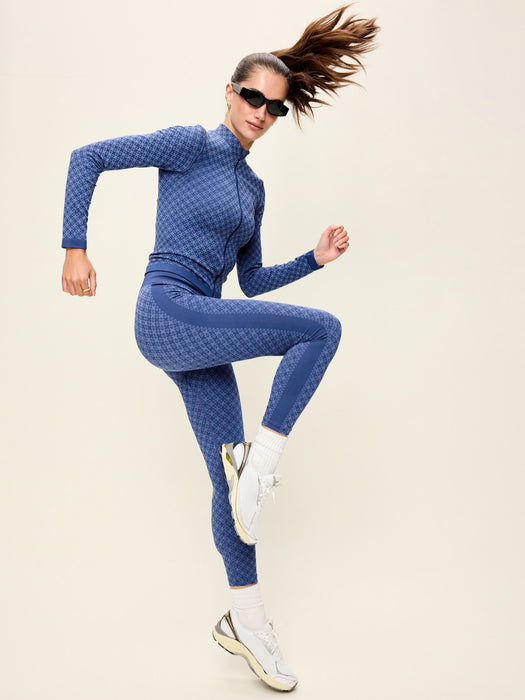 Seamless Jacquard Full-Zip Jacket