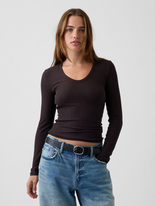 Variegated Rib Top